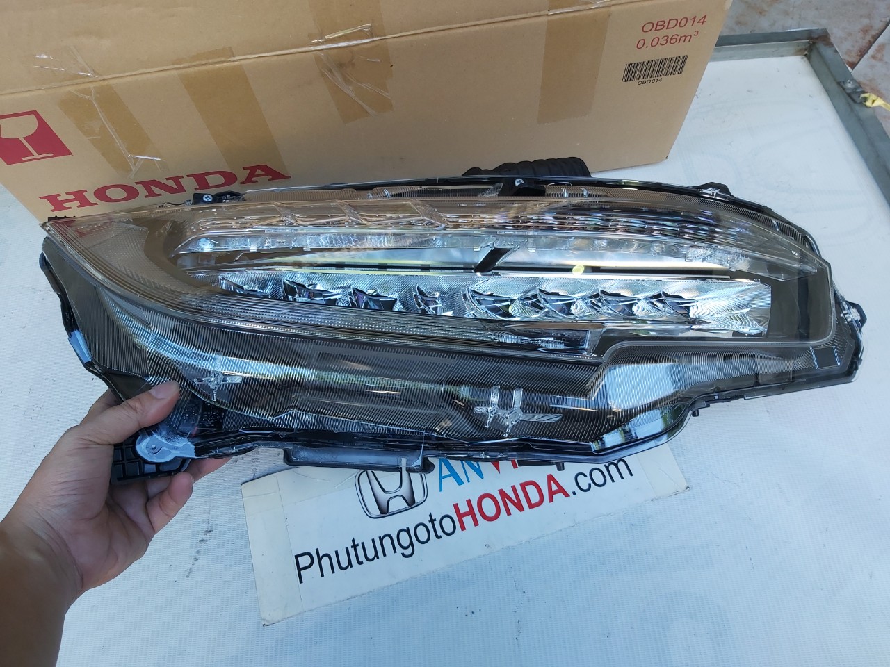Đèn pha xe Honda CIVIC có led 